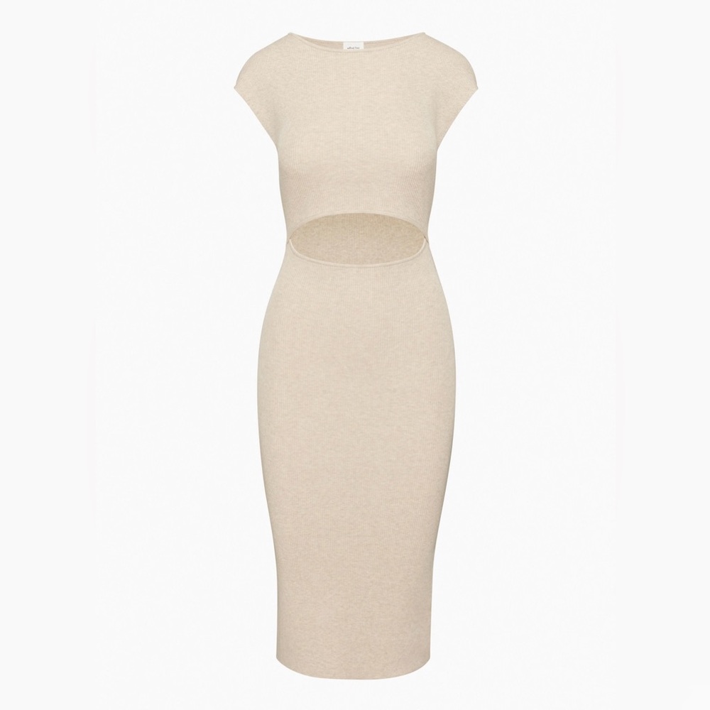 Aritzia Knit Cut-Out Dress